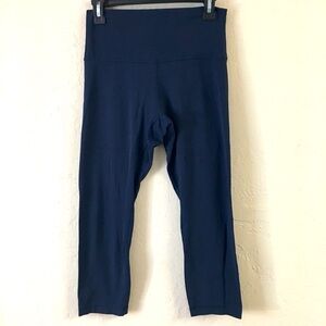 Lululemon Leggings 8 Blue Workout Gym Athletic Sporty Yoga Pilates Athleisure